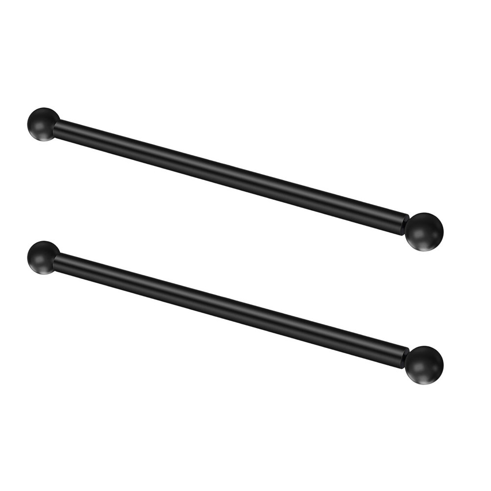 Outdoor Lighting Black - 2 piezas de brazo transversal para