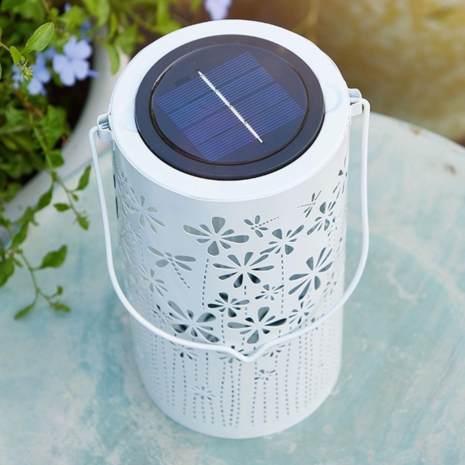 Outdoor Lighting And Landscape - Faroles solares colgantes, lámparas de flores