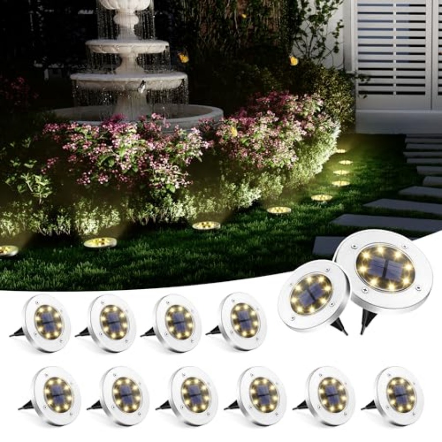 Outdoor Lighting Waterproof - Luces Solares para Jardín, Luces Solares