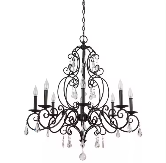 Outdoor Lighting Black - Lámpara Colgante Elegante Zeal Lighting, Estilo