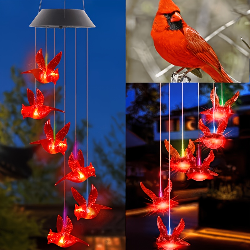 Outdoor Lighting Waterproof - Luces solares con forma de pájaro