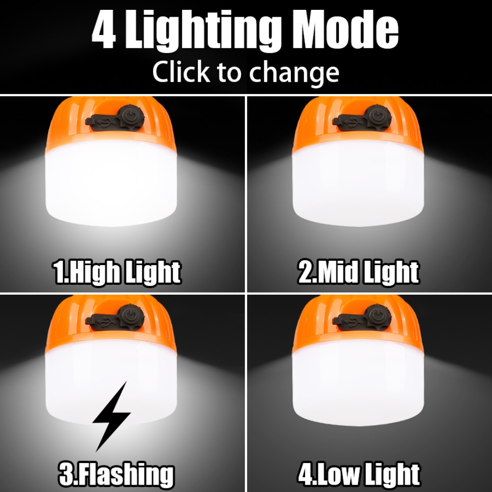 Lámpara portátil para acampar, - Outdoor Lighting Waterproof reseña y precio