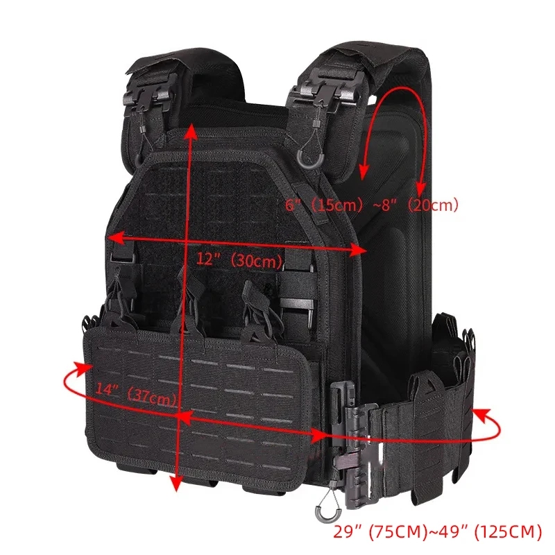 Chaleco Táctico YAKEDA 6094, D - Outdoor Lighting Black reseña y precio
