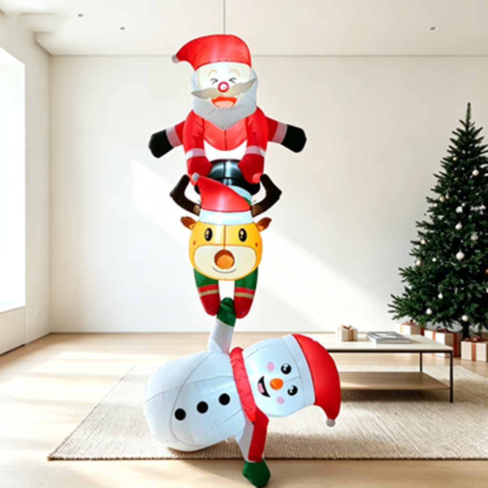 Set de Navidad Inflable de 8 P - Outdoor Lighting Effects reseña y precio