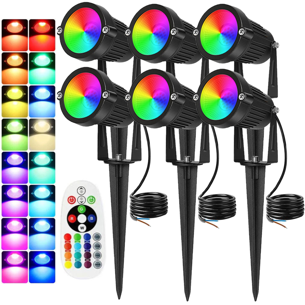 Iluminación de paisaje RGBW, 1 - Outdoor Lighting Waterproof reseña y precio