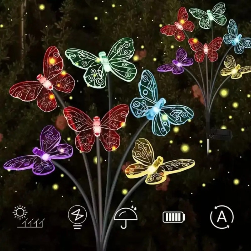 Luces de Mariposa con Energía  - Outdoor Lighting Waterproof reseña y precio