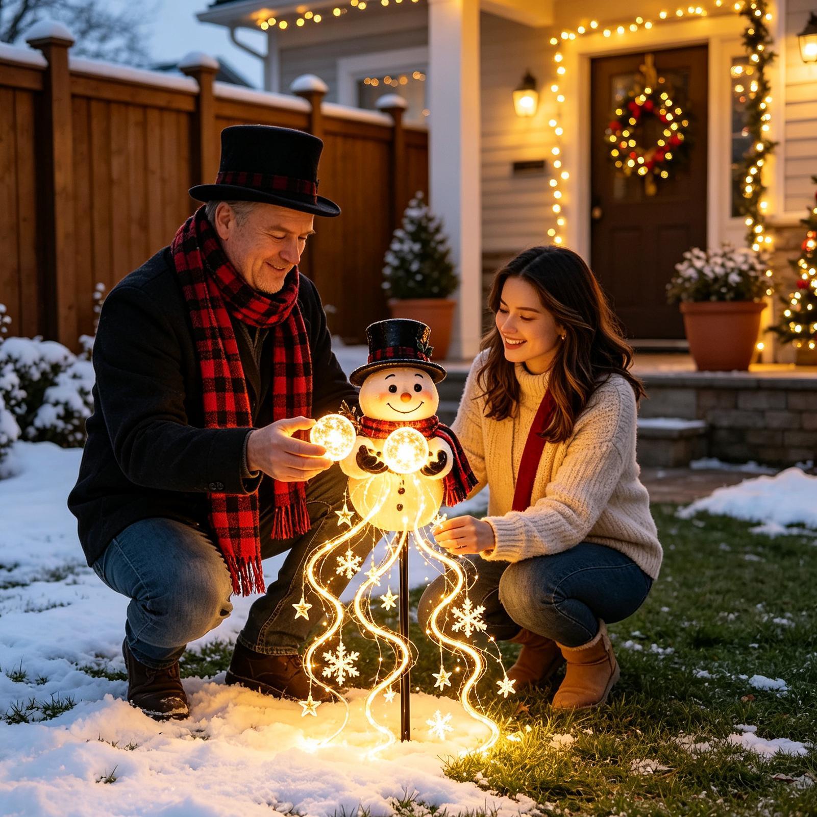 Luces navideñas para caminos,  - Outdoor Lighting Pathway reseña y precio