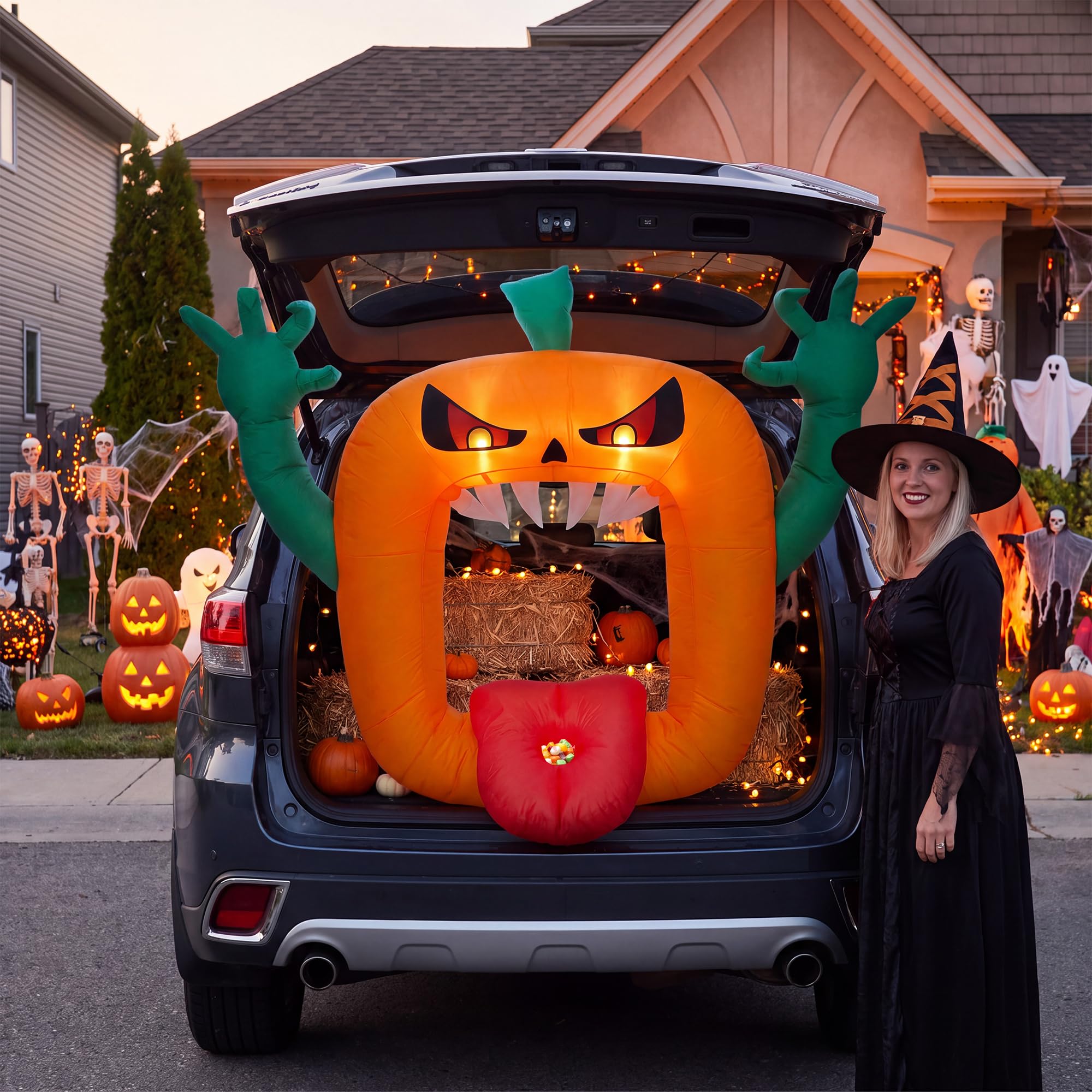 Decoración inflable de Hallowe - Outdoor Lighting Effects reseña y precio