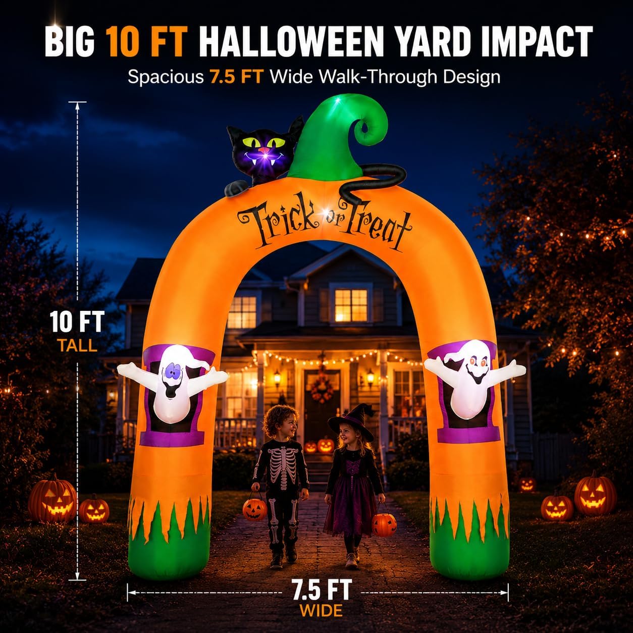 Arco Inflable de Halloween de  - Outdoor Lighting Black reseña y precio
